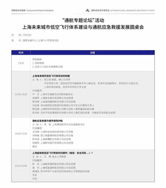 同期会议丨7月25日全天会议论坛议程排期和议程合集 13 图片13 9